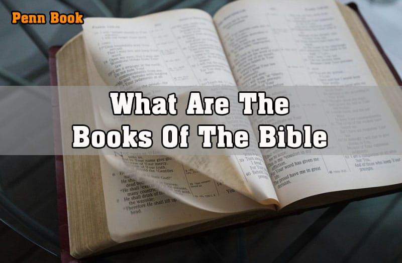 What Are The Books Of The Bible