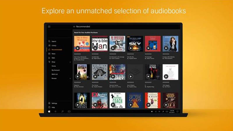 audiobooks from Audible
