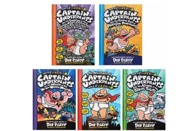 All the Captain Underpants activity books in order
