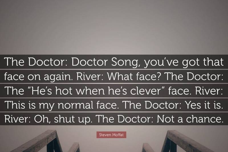 River Song and The Doctor Quotes