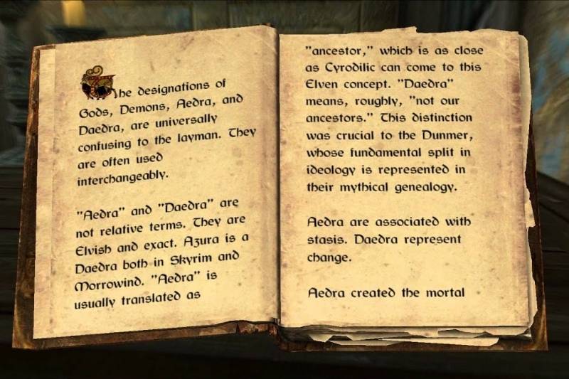 Skyrim Book Category #3: In-Game Fiction (With Lots Of Daedra)