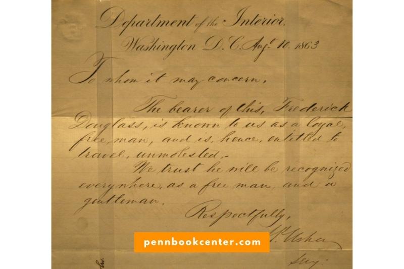 Letter From Frederick Douglass to His Old Master