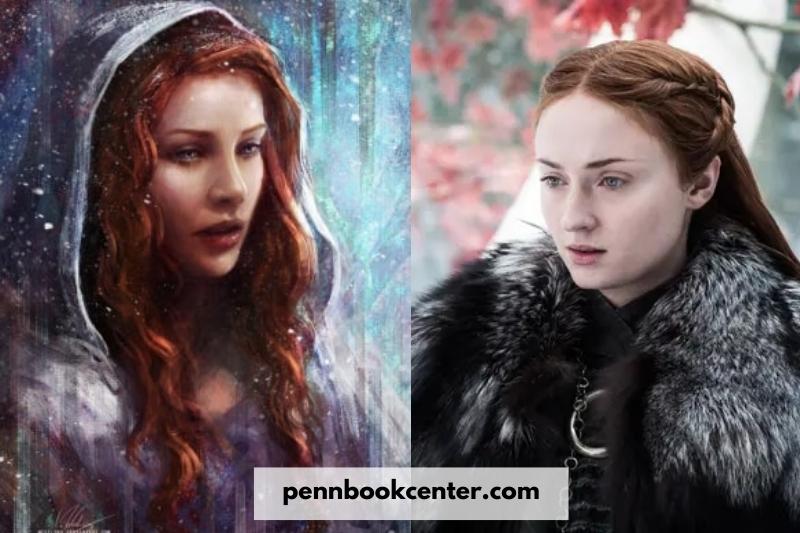 Sansa Stark - is got a book
