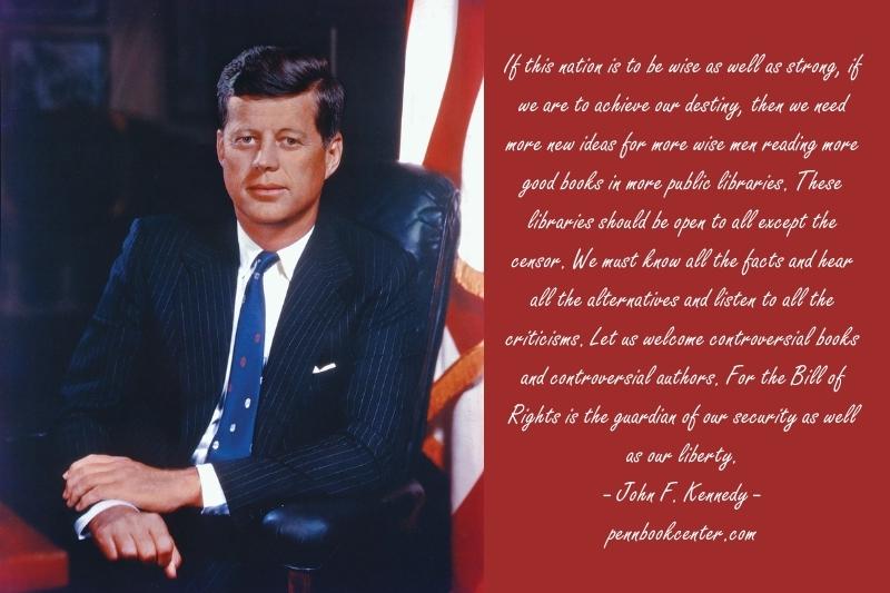 John F. Kennedy - librarian quotes