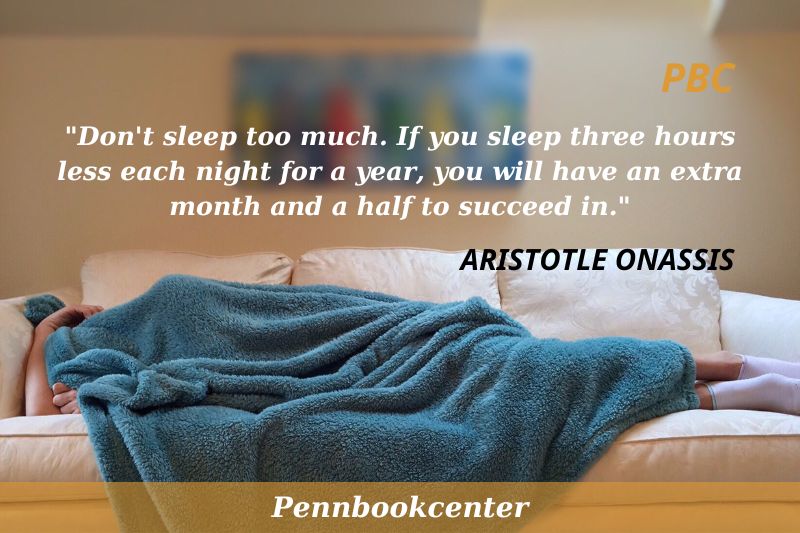 Don't sleep too much. If you sleep three hours less each night for a year, you will have an extra month and a half to succeed in.