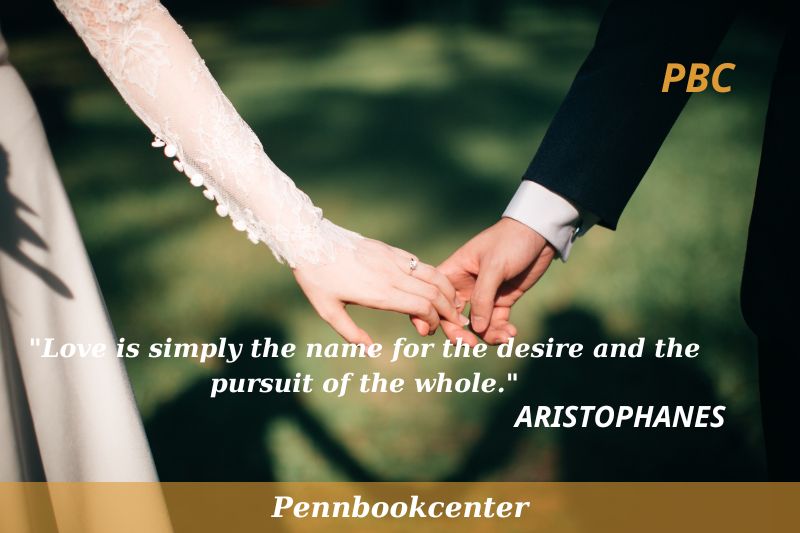 Love is simply the name for the desire and the pursuit of the whole.