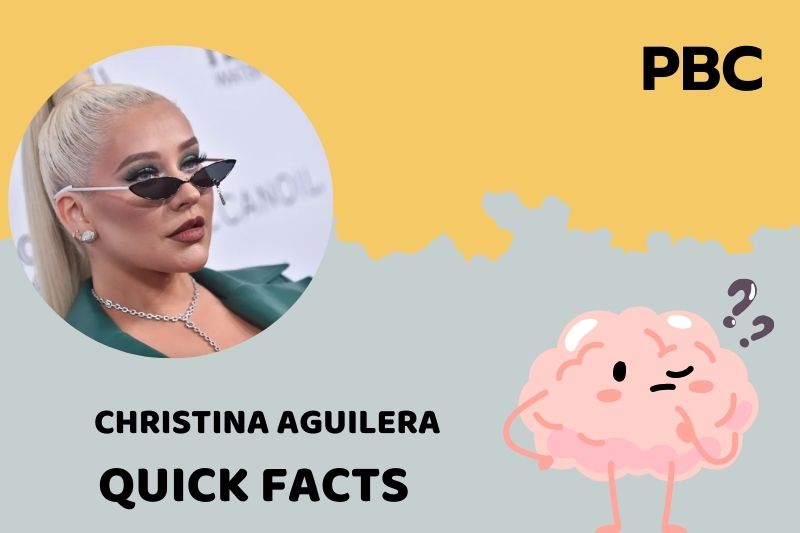 Christina Aguilera Quick Facts 3 Christina Aguilera Quick Facts
