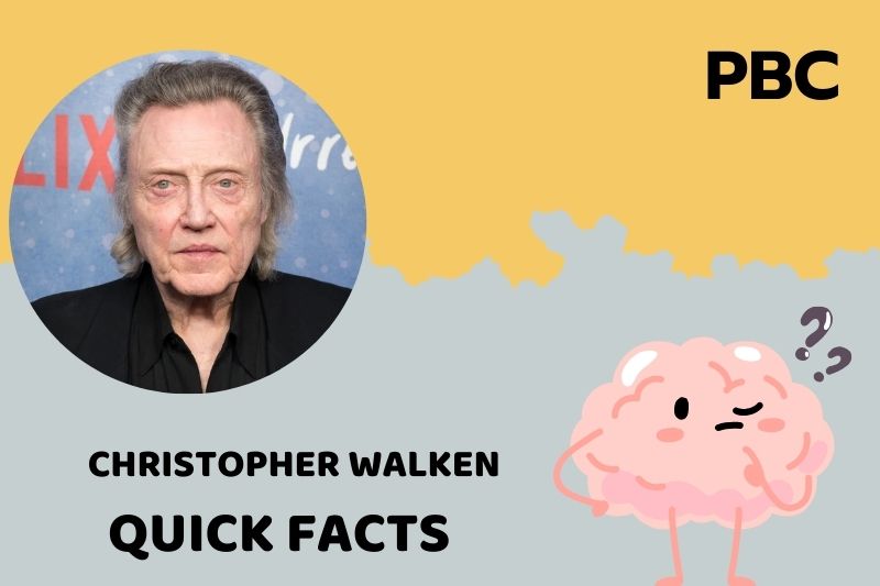 Christopher Walken Quick Facts 3 Christopher Walken Quick Facts