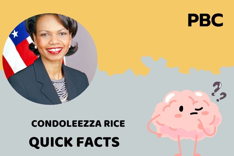 Condoleezza Rice Quick Facts