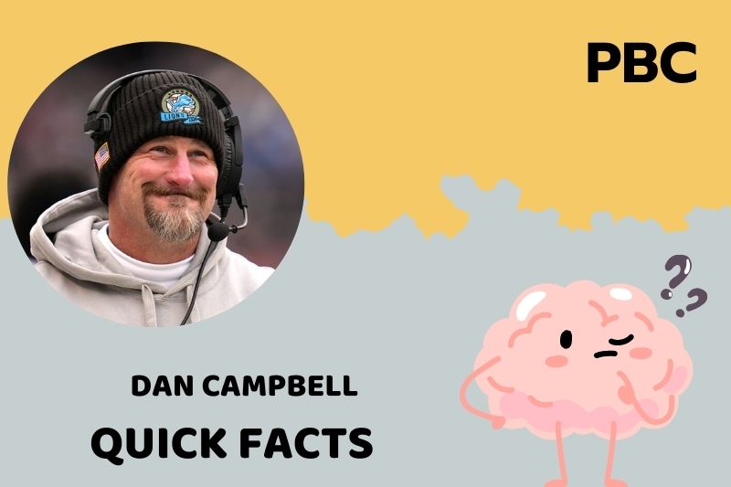 Dan Campbell Quick Facts 3 Dan Campbell Quick Facts