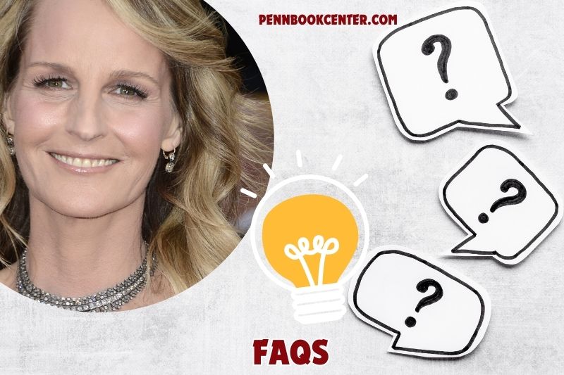 FAQs About Helen Hunt