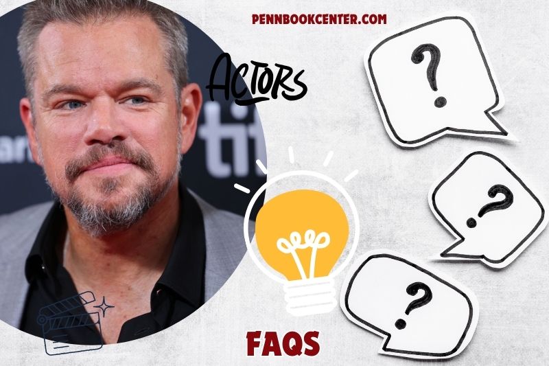 FAQs About Matt Damon