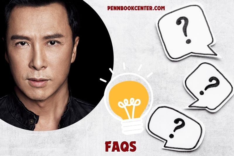 FAQs about Donnie Yen