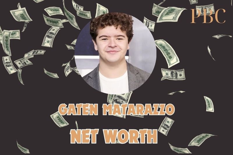 What is the Net Worth Of Gaten Matarazzo in 2024