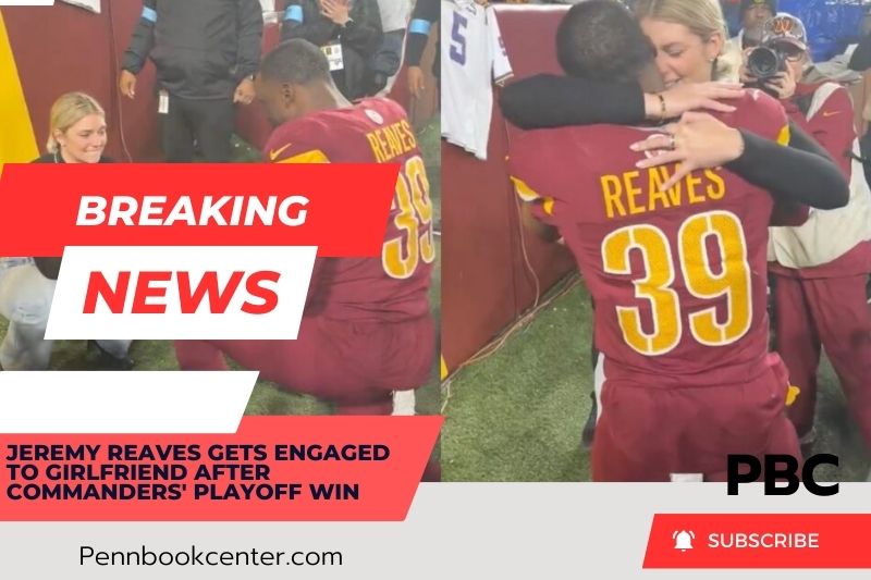 Jeremy Reaves Gets Engaged to Girlfriend After Commanders' Playoff Win