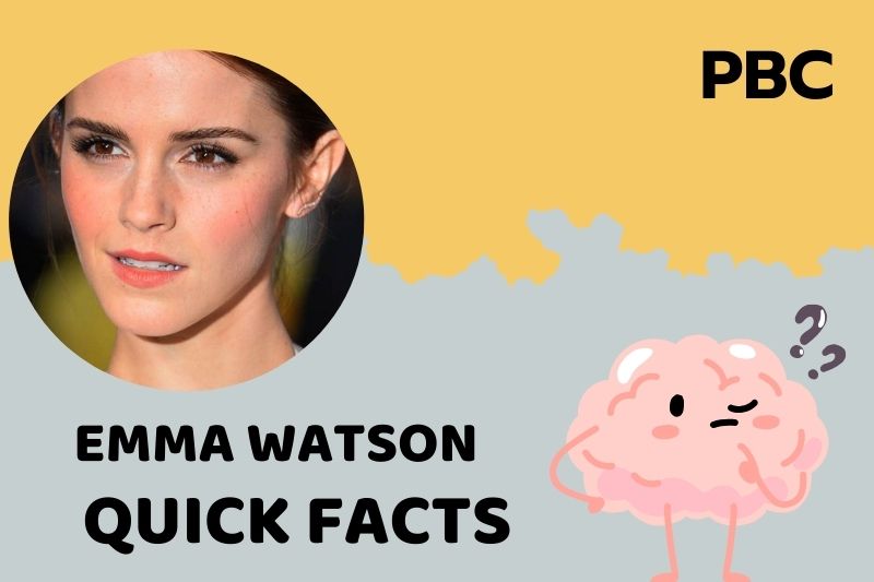 Emma Watson Quick Facts 3 Emma Watson Quick Facts