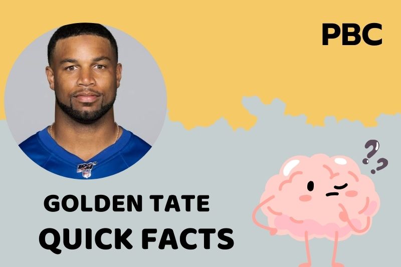 Golden Tate Quick Facts