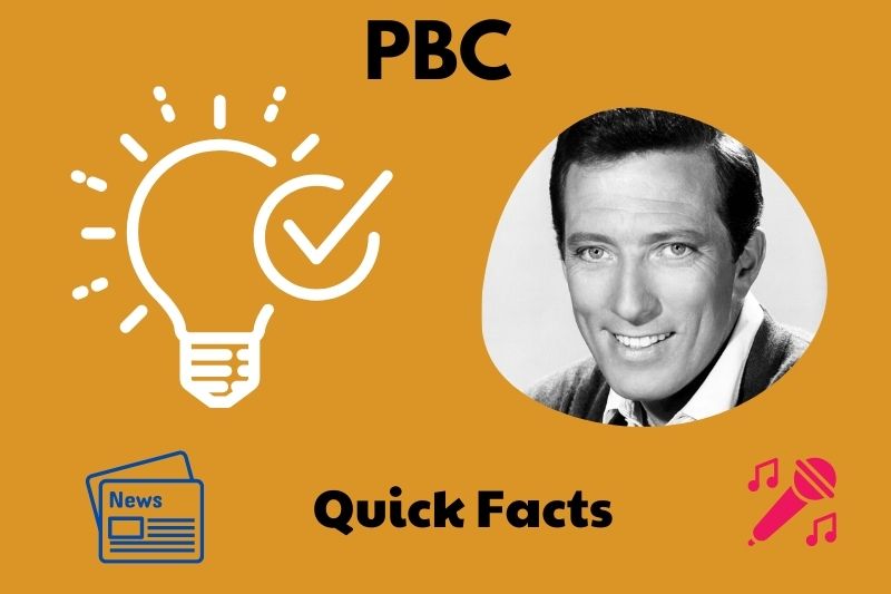 Andy Williams Quick Facts 3 Andy Williams Quick Facts