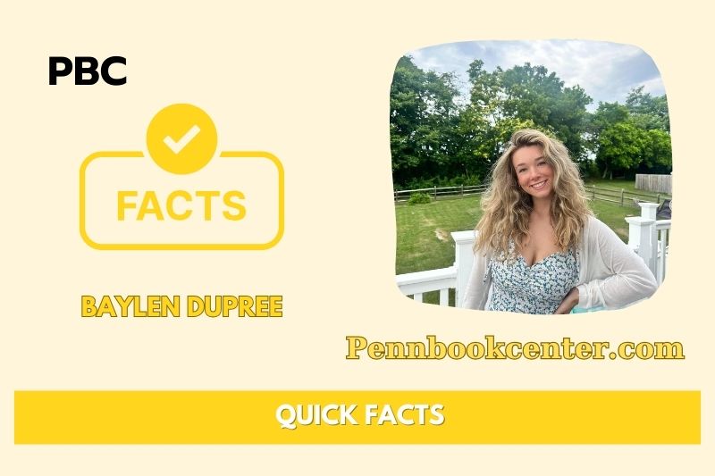 Baylen Dupree Quick Facts 3 Baylen Dupree Quick Facts