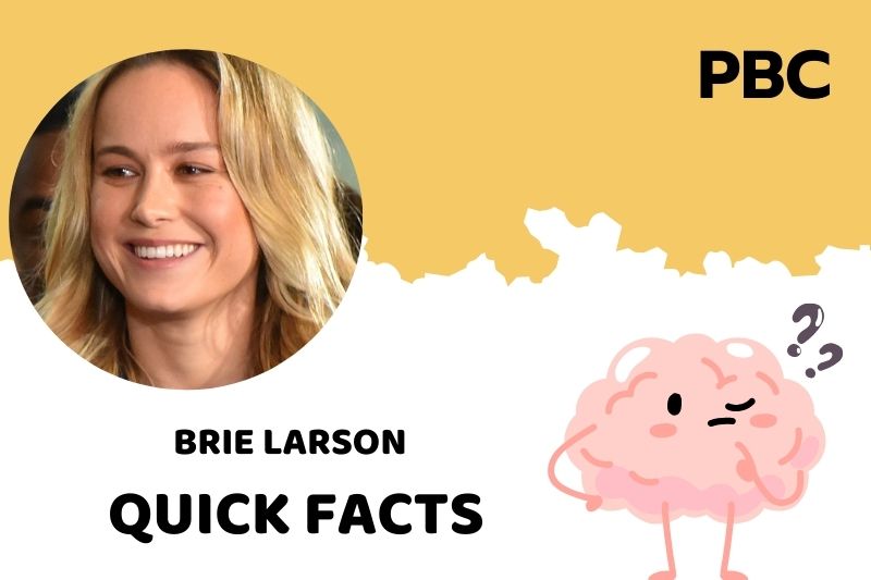 Brie Larson Quick Facts 3 Brie Larson Quick Facts