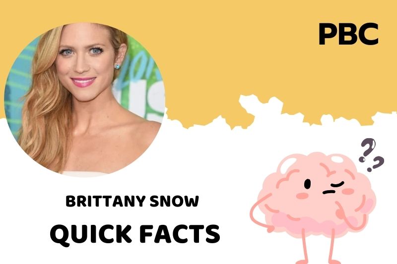 Brittany Snow Quick Facts