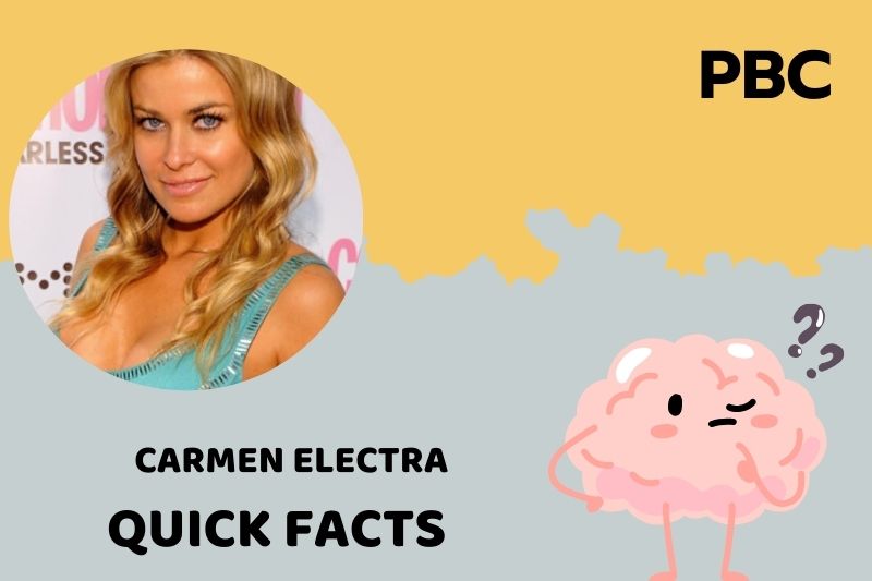Carmen Electra Quick Facts 3 Carmen Electra Quick Facts