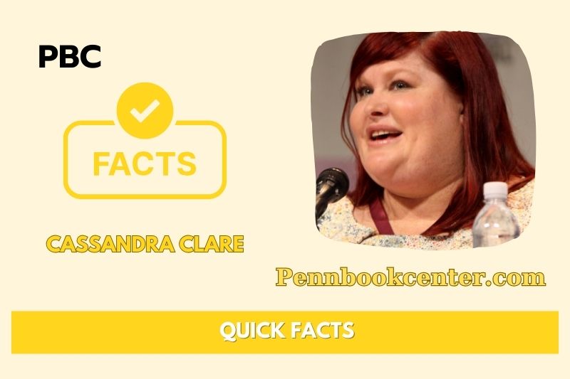 Cassandra Clare Quick Facts
