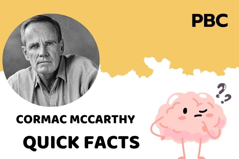 Cormac Mccarthy Quick Facts 3 Cormac Mccarthy Quick Facts