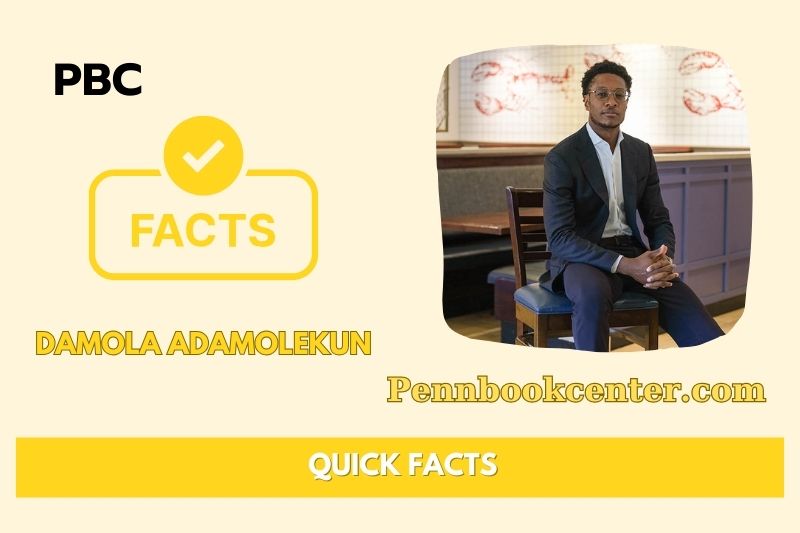 Damola Adamolekun Quick Facts 3 Damola Adamolekun Quick Facts