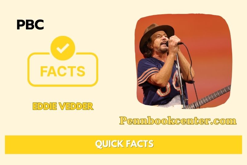 Eddie Vedder Quick Facts 3 Eddie Vedder Quick Facts