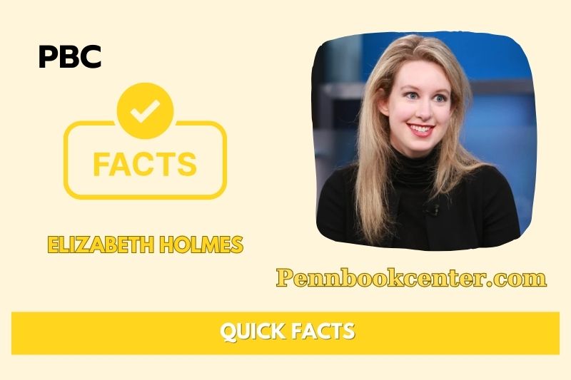 Elizabeth Holmes Quick Facts