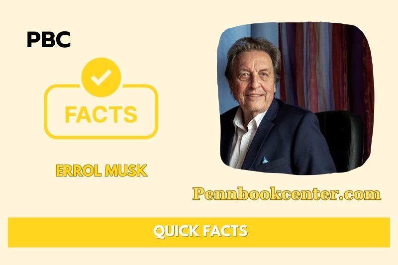Errol Musk Quick Facts 3 Errol Musk Quick Facts