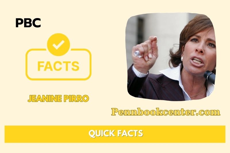 Jeanine Pirro Quick Facts