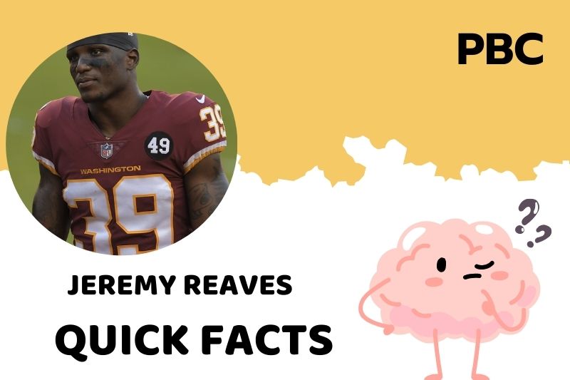 Jeremy Reaves Quick Facts 3 Jeremy Reaves Quick Facts