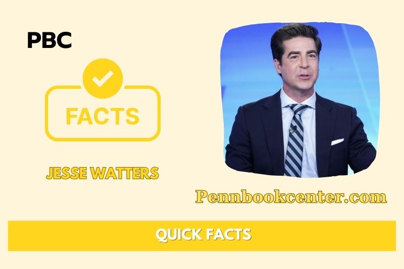 Jesse Watters Quick Facts