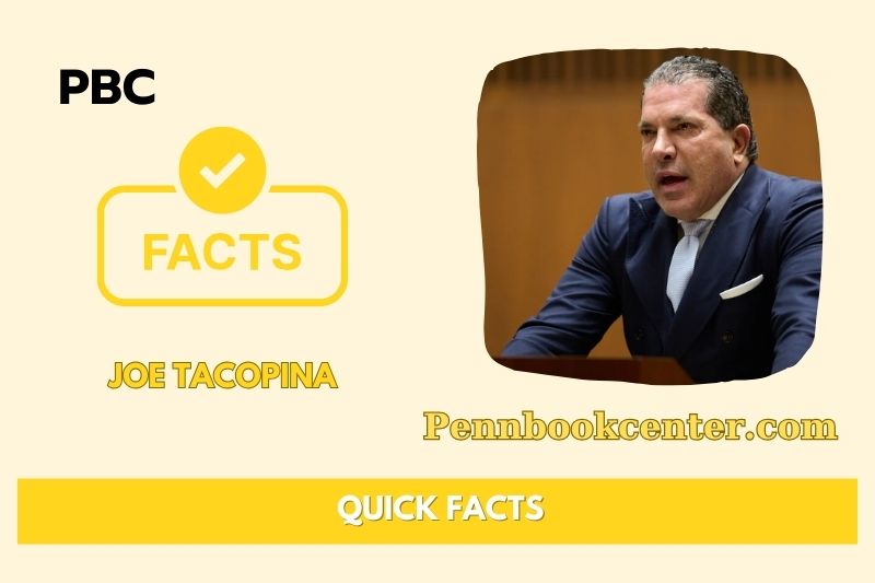 Joe Tacopina Quick Facts 3 Joe Tacopina Quick Facts