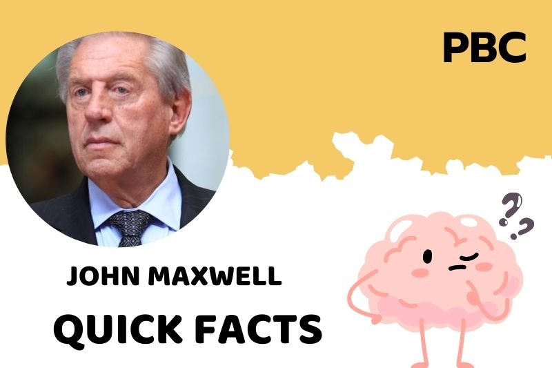John Maxwell Quick Facts 3 John Maxwell Quick Facts