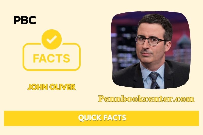 John Oliver Quick Facts 3 John Oliver Quick Facts