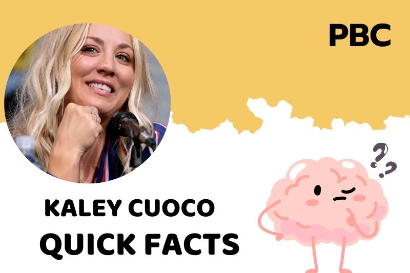 Kaley Cuoco Quick Facts 3 Kaley Cuoco Quick Facts