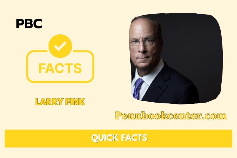 Larry Fink Quick Facts 3 Larry Fink Quick Facts