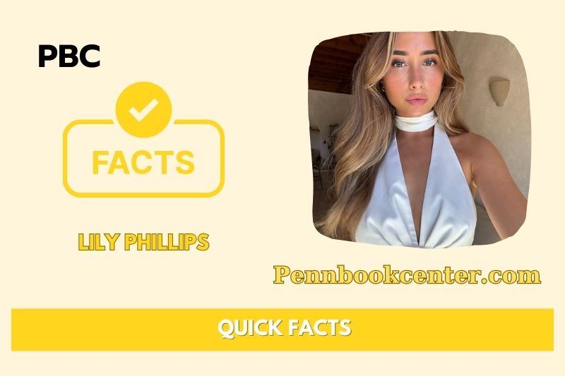 Lily Phillips Quick Facts 3 Lily Phillips Quick Facts