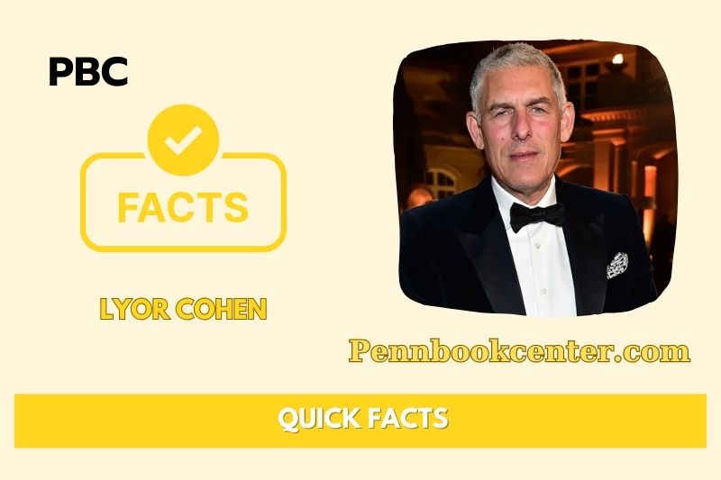 Lyor Cohen Quick Facts 3 Lyor Cohen Quick Facts