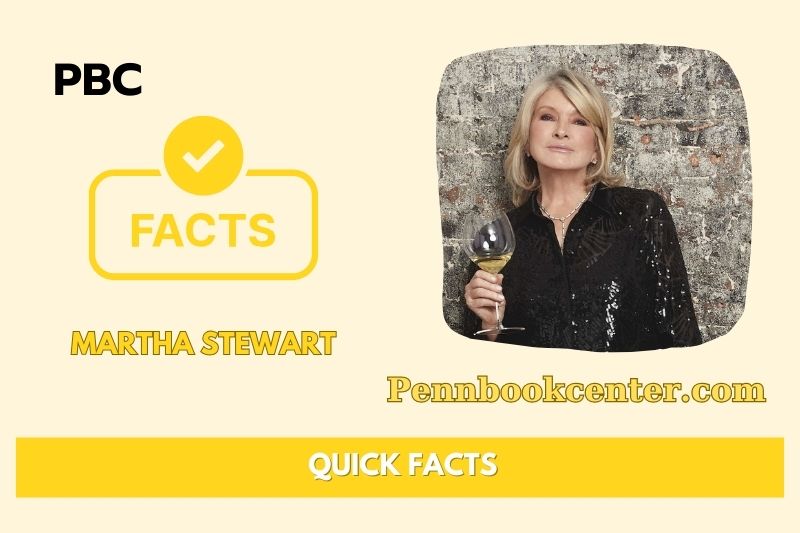 Martha Stewart Quick Facts 3 Martha Stewart Quick Facts