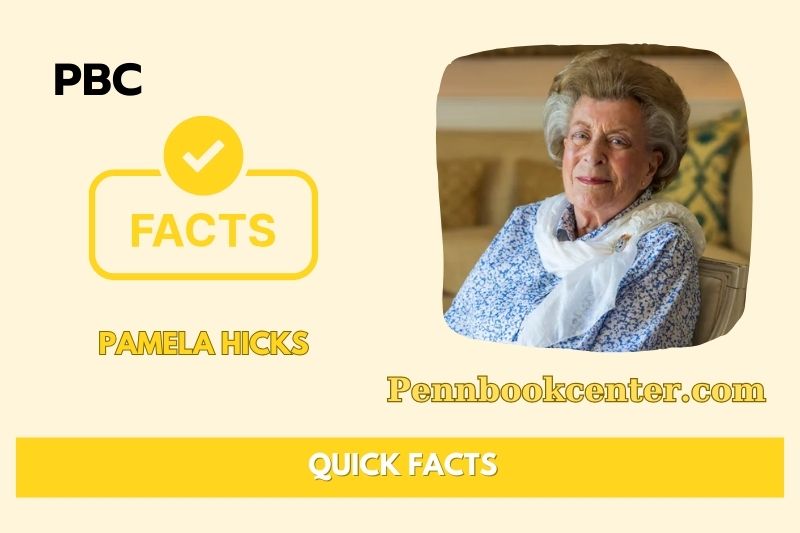 Pamela Hicks Quick Facts 3 Pamela Hicks Quick Facts