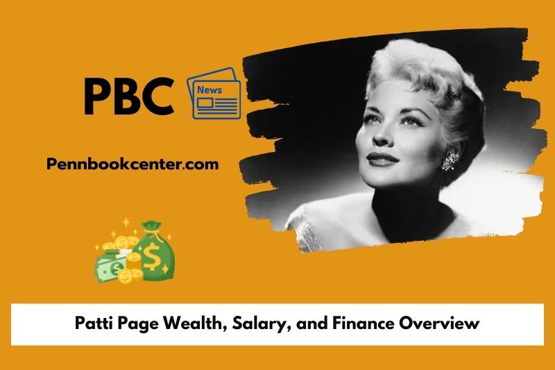 Patti Page Wealth Salary and Finance Overview 5 Patti Page Wealth, Salary, and Finance Overview