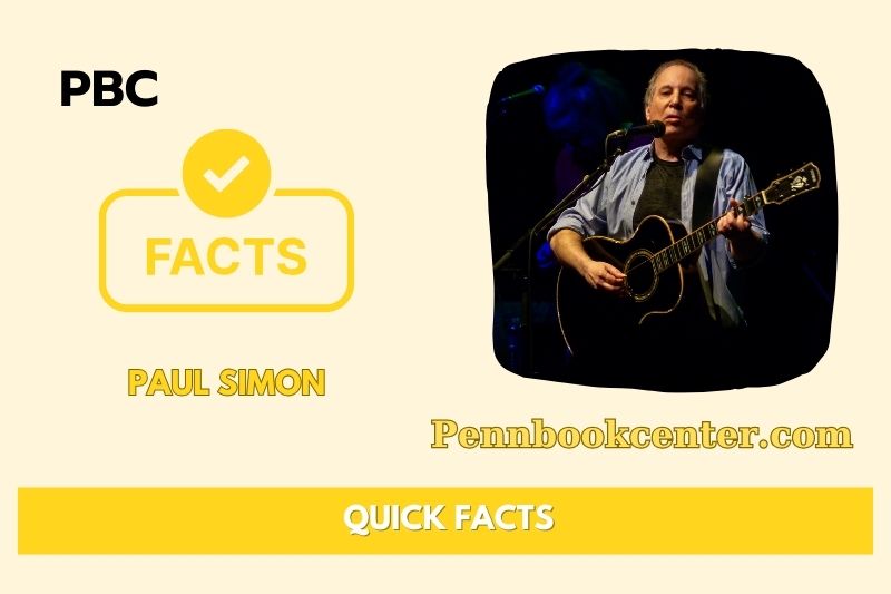 Paul Simon Quick Facts 3 Paul Simon Quick Facts