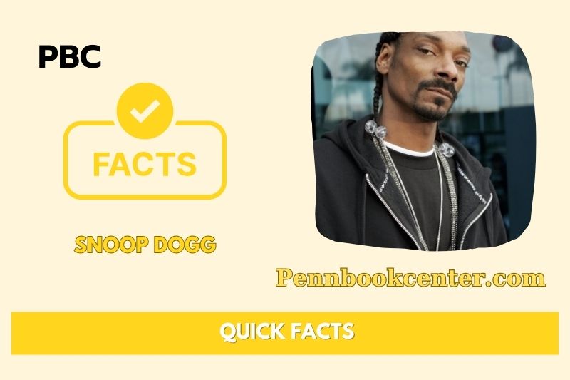 Snoop Dogg Quick Facts 3 Snoop Dogg Quick Facts