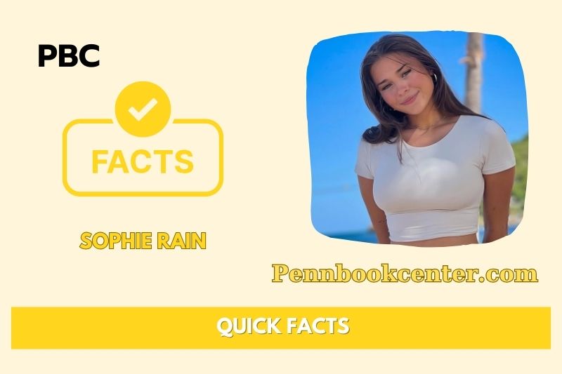 Sophie Rain Quick Facts
