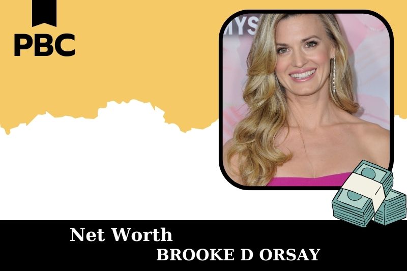 What is Net Worth of Brooke D Orsay in 2025 4 What is the Net Worth of Brooke D'Orsay in 2025?