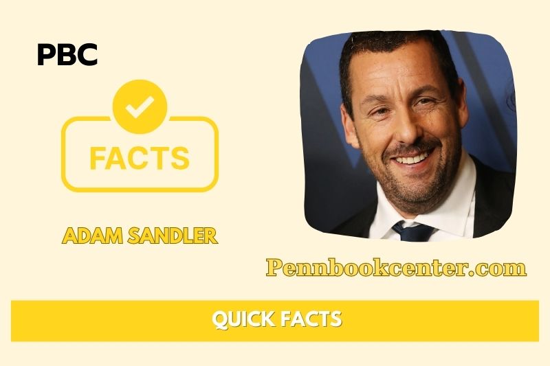 Adam Sandler Quick Facts 3 Adam Sandler Quick Facts